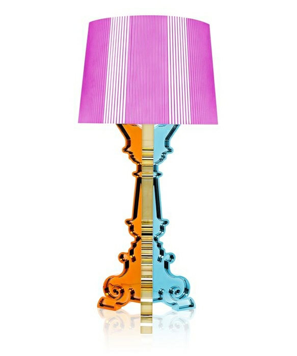 Image of Bourgie Tischleuchte Multicolored Fuchsie - Kartell bei Lampenmeister.ch